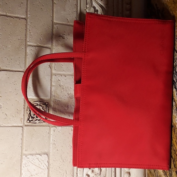 Clarins of Paris Makeup Bags - Lot of 3. 2 Wipe Off Material & 1 BONUS Velvet - Picture 2 of 12